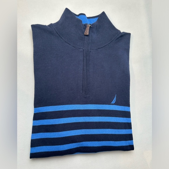 NÁUTICA Mens quarter-zip sweater “Medium “ - Picture 3 of 9